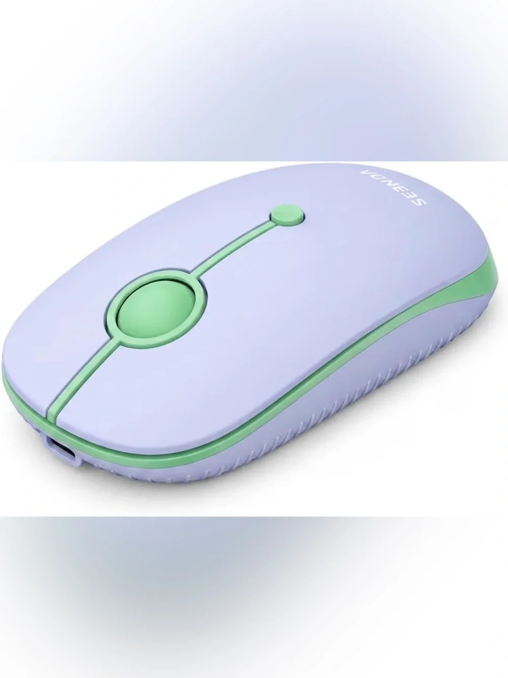 Bluetooth Wireless Mouse,3-Device Connection (USB&Dual Bluetooth)
